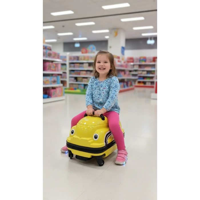 Lüks Renkli Çocuk Valizi – Sürdürülebilir Tasarım