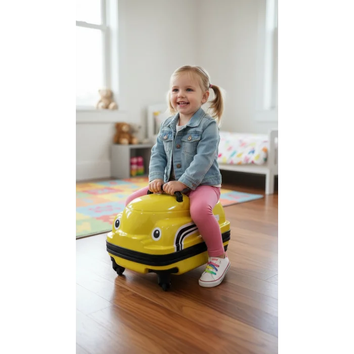 Lüks Renkli Çocuk Valizi – Sürdürülebilir Tasarım