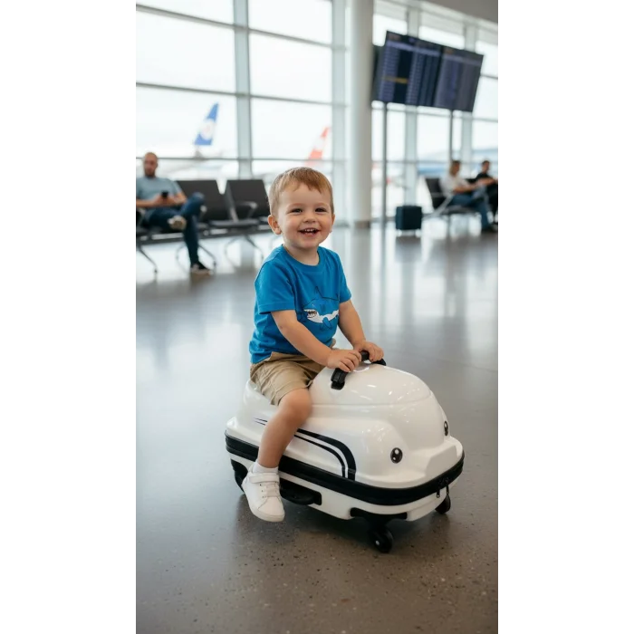 LuxeRoll 360° ABS Çocuk Valizi – İnovatif Dönüşüm & Dayanıklılık