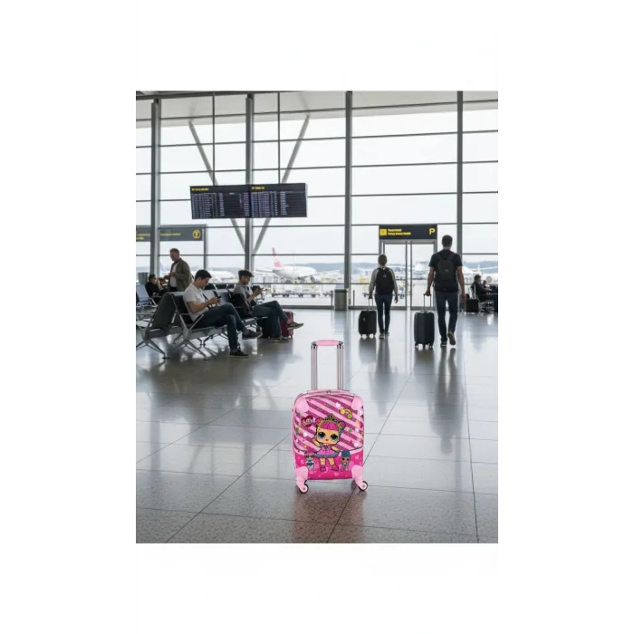 LuxePembe Kız Çocuk Valizi – Şıklık ve Dayanıklılık
