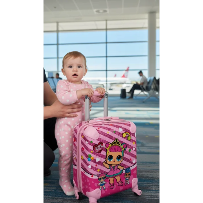 LuxePembe Kız Çocuk Valizi – Şıklık ve Dayanıklılık