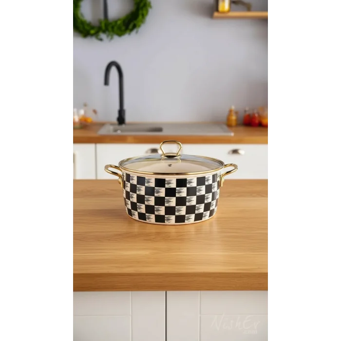 Dama Kızartma Tenceresi Siyah 22 Cm 4,5 Lt