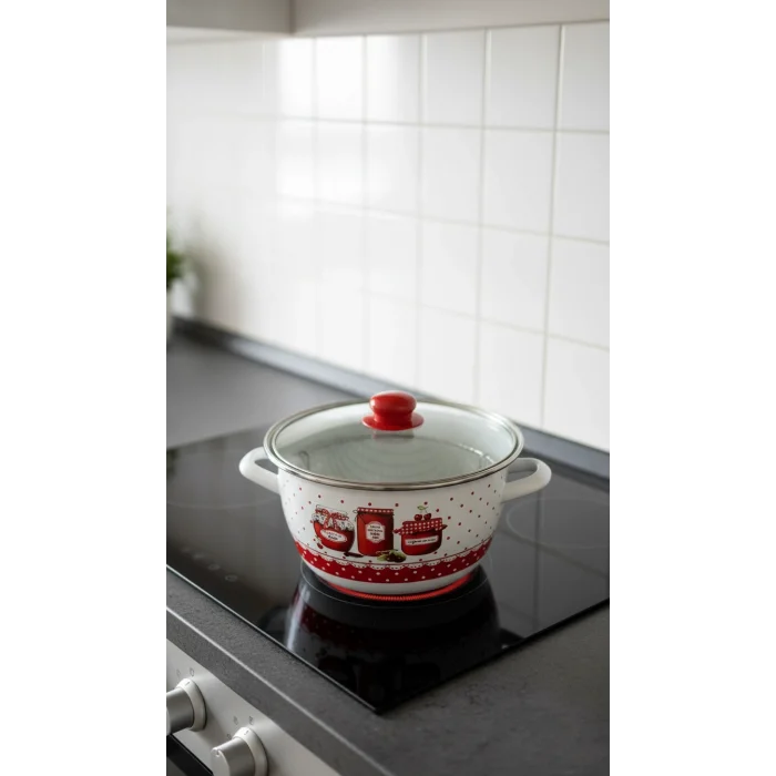 Torino Reçel Serisi Emaye Kızartma Tenceresi 22 cm