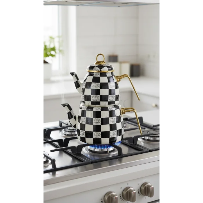 Prestij Kırık Mermer Çaydanlık Seti – Özel Tasarım Series