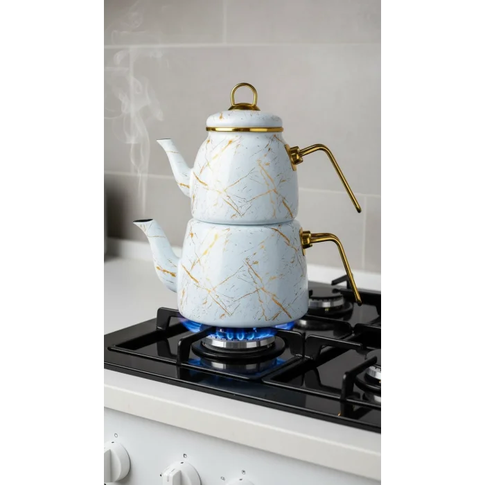 Elite Mermer Çaydanlık Seti – Özel Tasarım