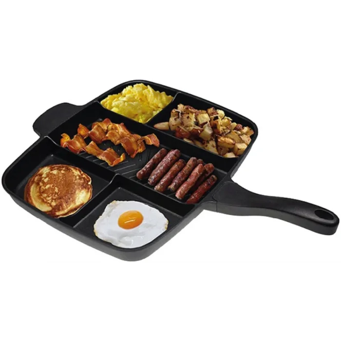 Granit Döküm 5 Gözlü kamp-piknik tavası