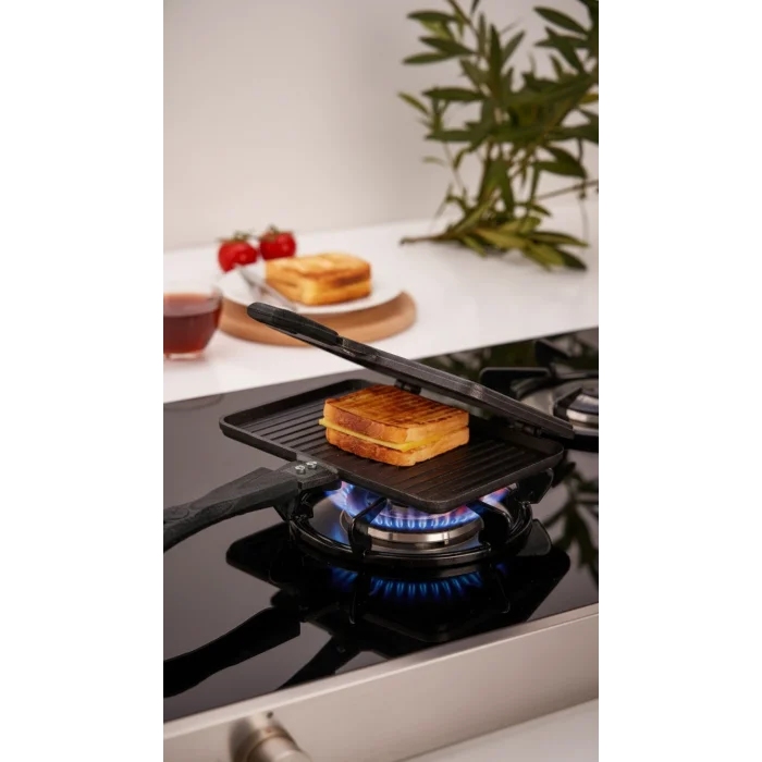 Ocak Üstü Iç Dış Granit Lüx Tost Makinesi