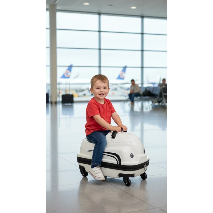 Eko-Style Çocuk Valizi – ABS Sürdürülebilir Çok Renkli