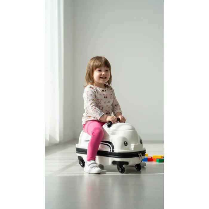 Eko-Style Çocuk Valizi – ABS Sürdürülebilir Çok Renkli