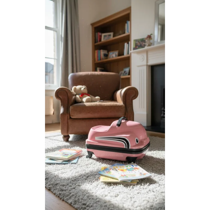 LuxeKids Renkli ABS Seyahat Valizi – Dayanıklı ve Sürdürülebilir Tasarım