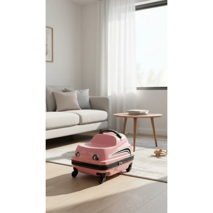 LuxeKids Renkli ABS Seyahat Valizi – Dayanıklı ve Sürdürülebilir Tasarım