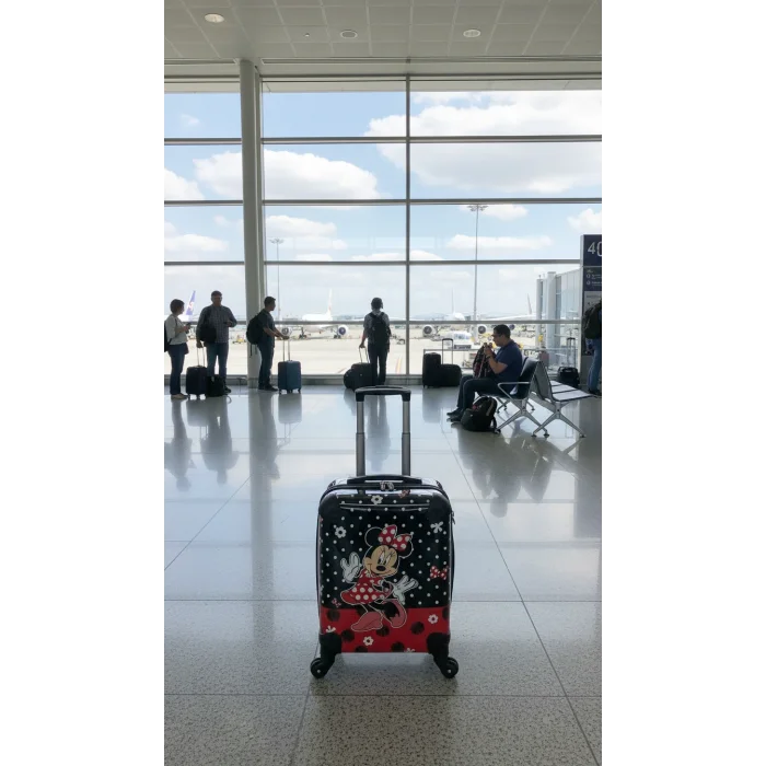 Luxe Kid Travel – ABS Kız Çocuk Valizi Siyah