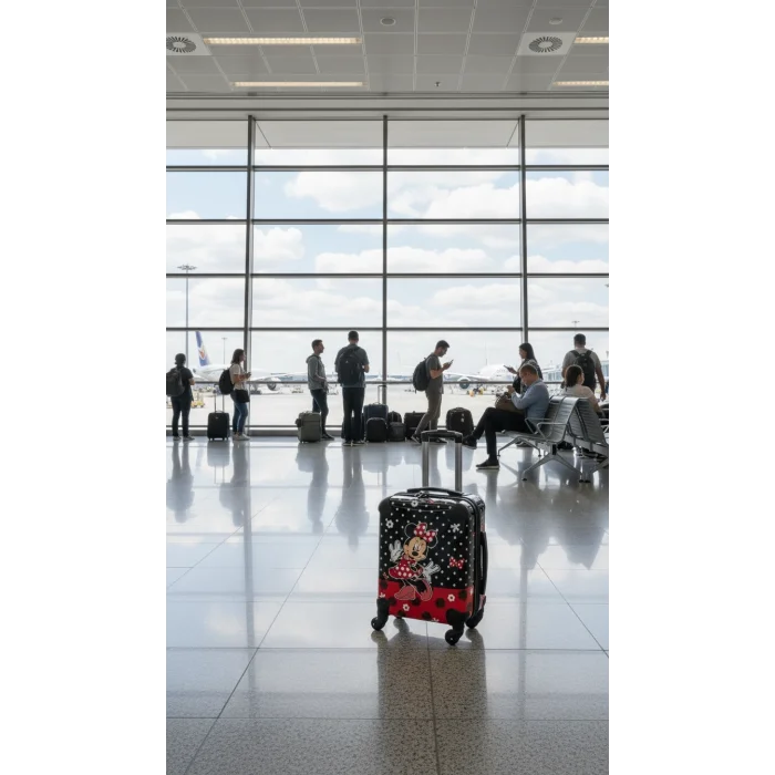 Luxe Kid Travel – ABS Kız Çocuk Valizi Siyah