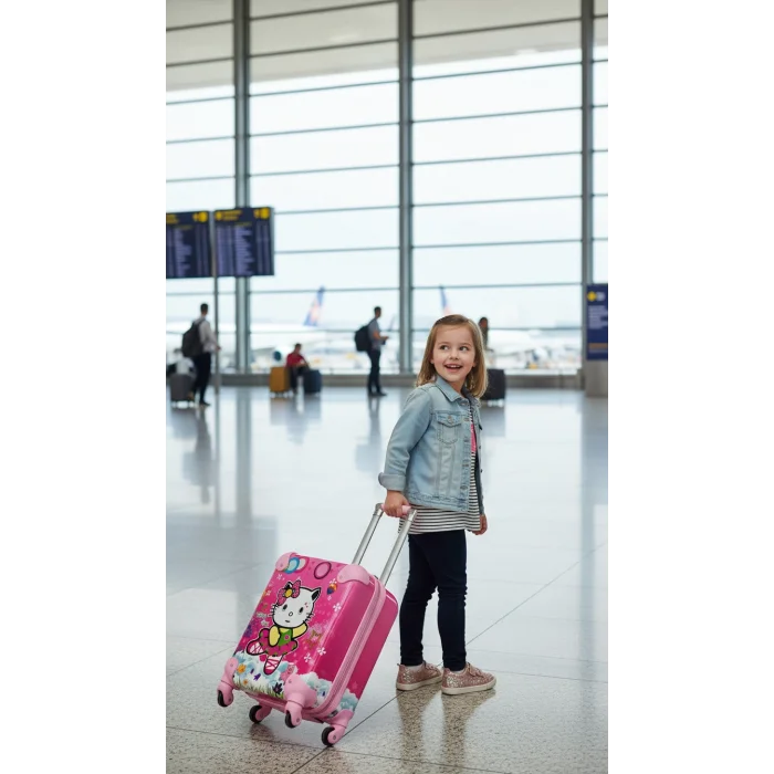 LuxePembe ABS Çocuk Valizi