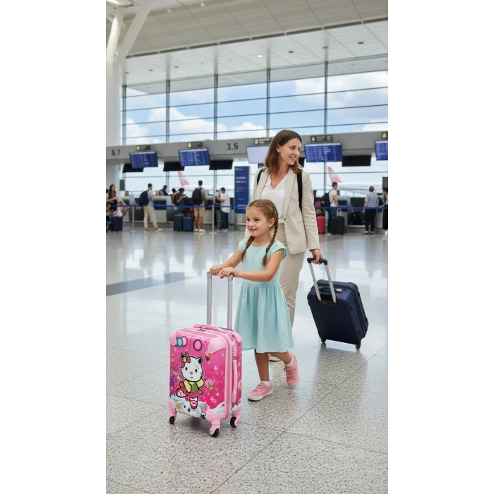 LuxePembe ABS Çocuk Valizi