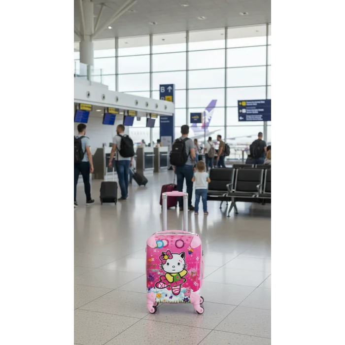 LuxePembe ABS Çocuk Valizi