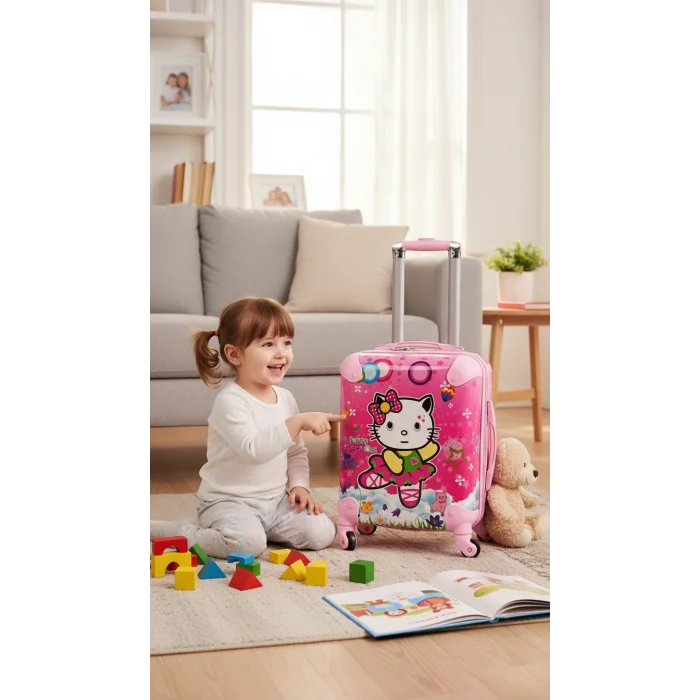LuxePembe ABS Çocuk Valizi