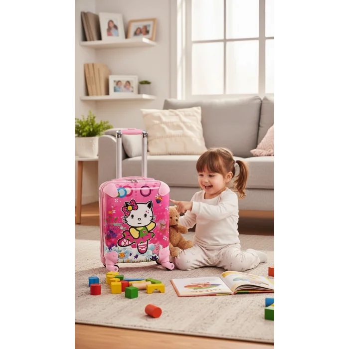 LuxePembe ABS Çocuk Valizi