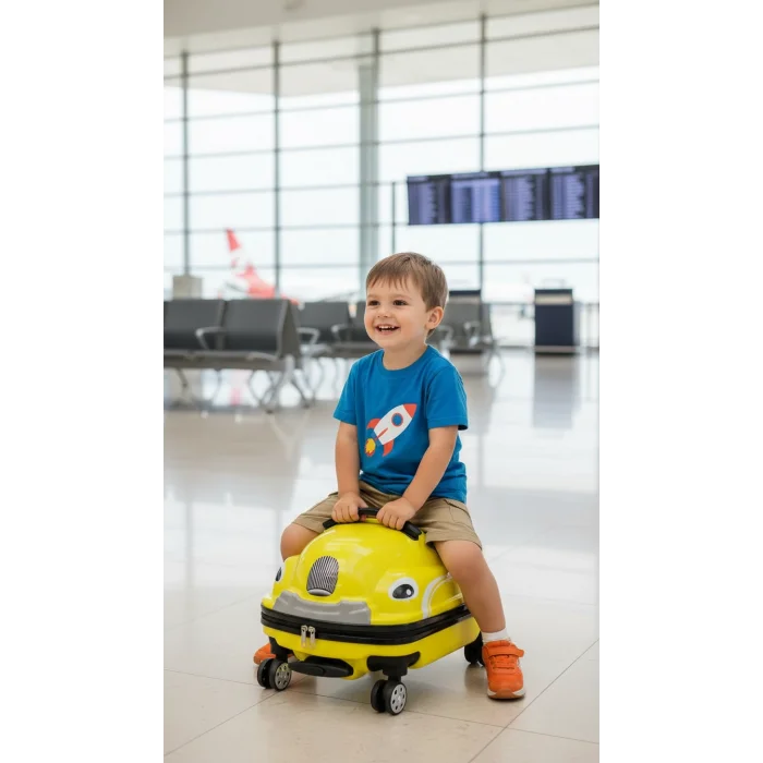 Lüks Renkli ABS Çocuk Valizi – Enerjiyi Yansıtan Şık Tasarım