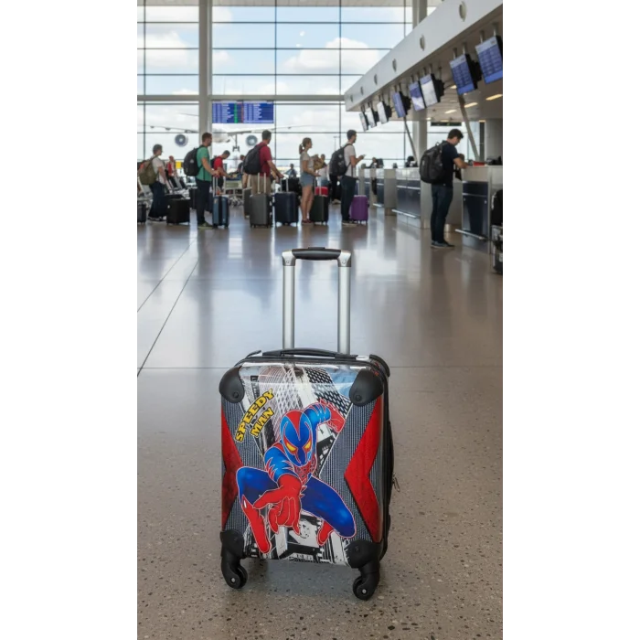 Premium ABS 360° Tekerlekli Çocuk Valizi – Siyah