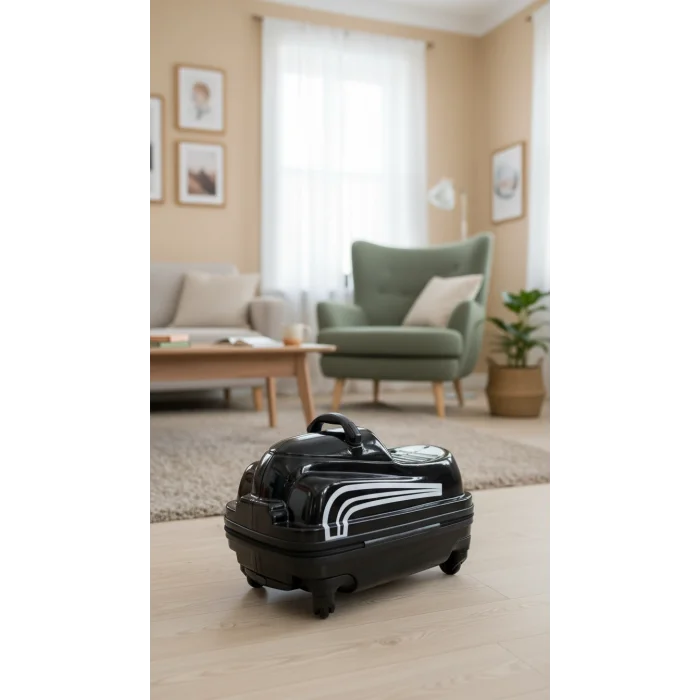 Siyah ABS Sürdürülebilir Çocuk Valizi – Şıklık ve Dayanıklılığın Yeni Tanımı