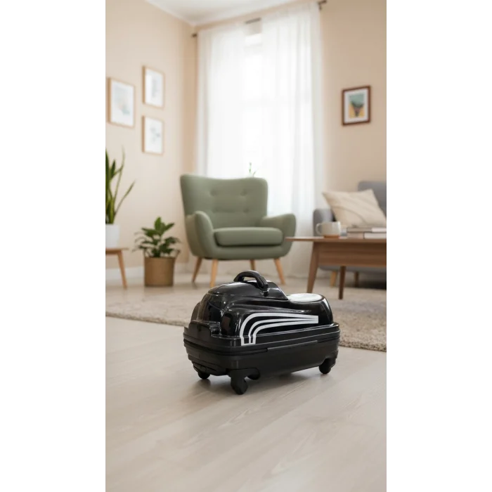 Siyah ABS Sürdürülebilir Çocuk Valizi – Şıklık ve Dayanıklılığın Yeni Tanımı