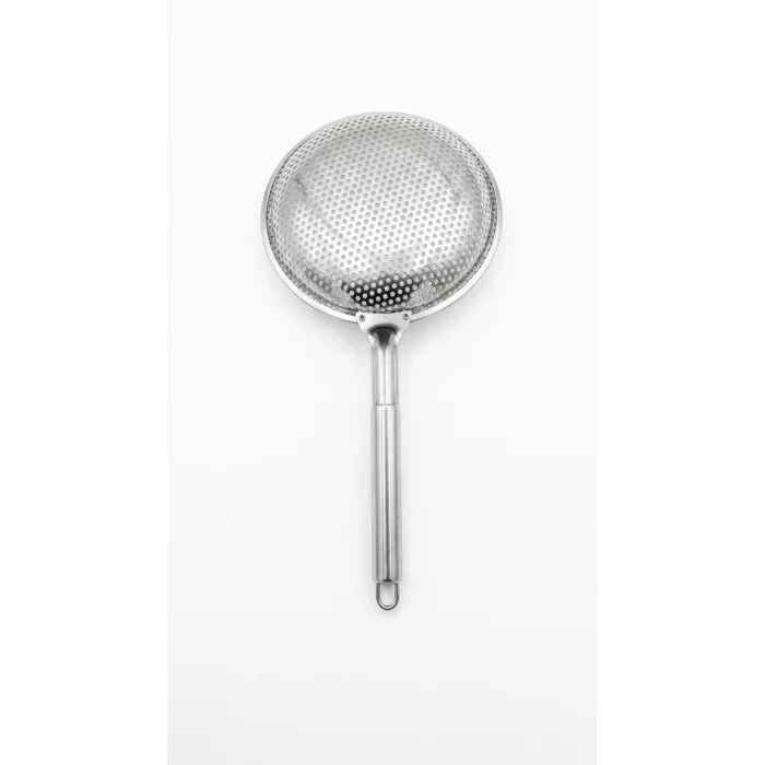 Premium Kalite Paslanmaz Çelik Kevgir - Çok Amaçlı Mutfak Süzgeci 14cm 32 cm