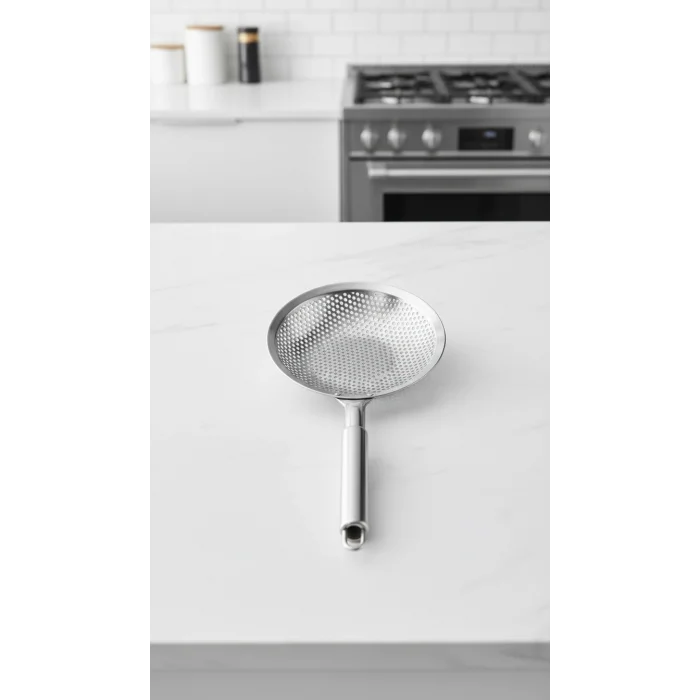 Premium Kalite Paslanmaz Çelik Kevgir - Çok Amaçlı Mutfak Süzgeci 16cm 34cm