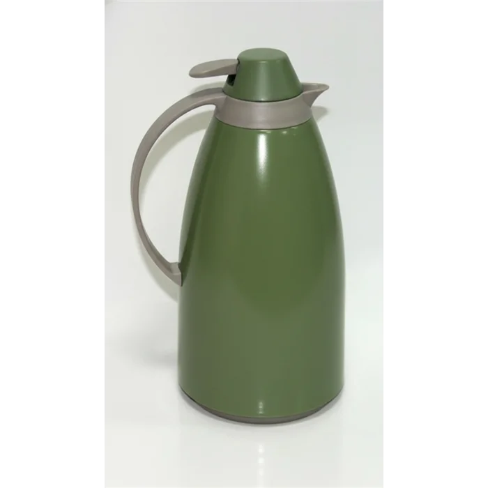 Cam İç Hazneli Vakumlu Termos 1.0 Litre - Sıcak ve Soğuk Tutucu yeşil