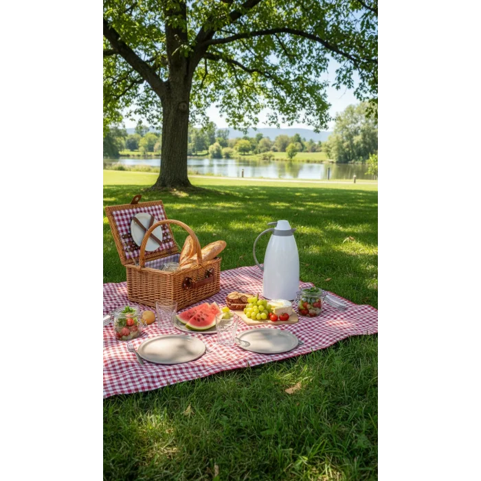Cam İç Hazneli Vakumlu Termos 1.0 Litre - Sıcak ve Soğuk Tutucu beyaz