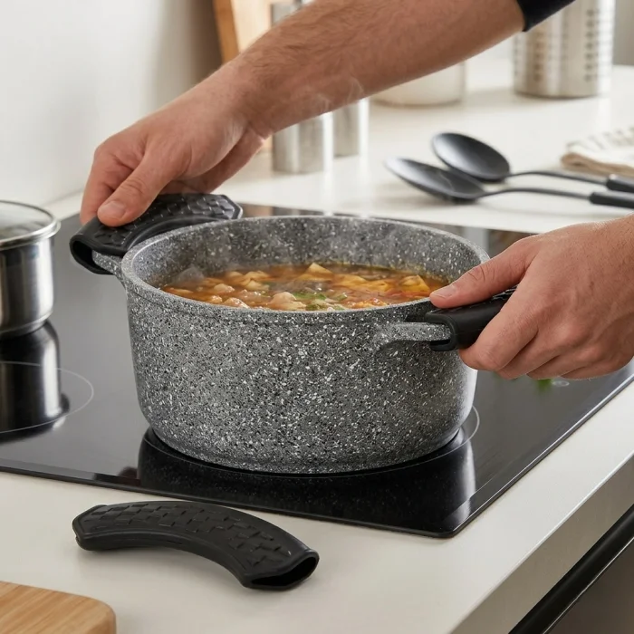 ProSilik 10x4 Çift Yanmaz Yapışmaz Tencere Tutacak Seti – 5 Çift, 10 Adet