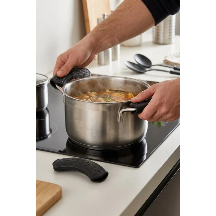 ProSilik 10x4 Çift Yanmaz Yapışmaz Tencere Tutacak Seti – 5 Çift, 10 Adet