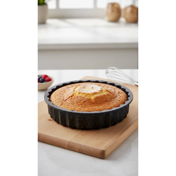 Hanımeli Döküm Kek Turta Kalıbı 28cm