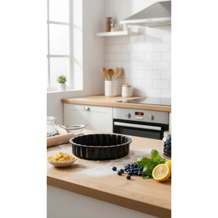 Hanımeli Döküm Kek Turta Kalıbı 28cm