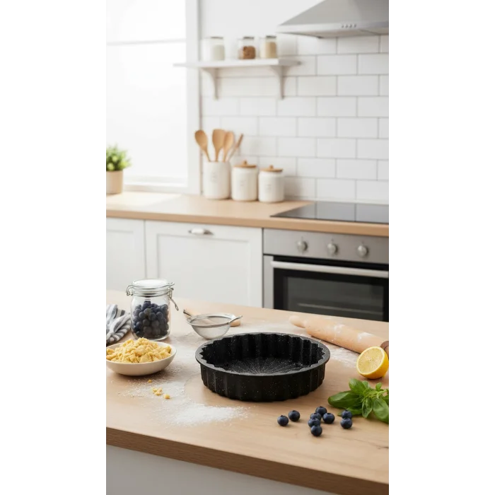 Hanımeli Döküm Kek Turta Kalıbı 28cm