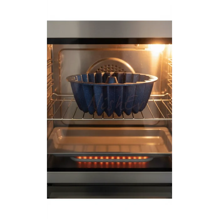 Hanımeli 26cm Mavi Döküm Kek & Turta Kalıbı – Lüks Pişirme Deneyimi