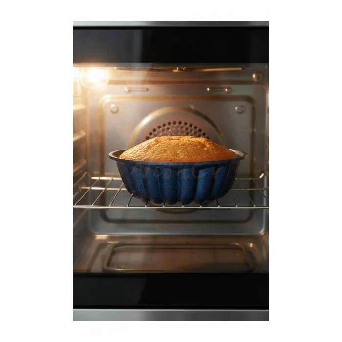 Hanımeli Premium Döküm Kek & Turta Kalıbı 26 cm – Mavi