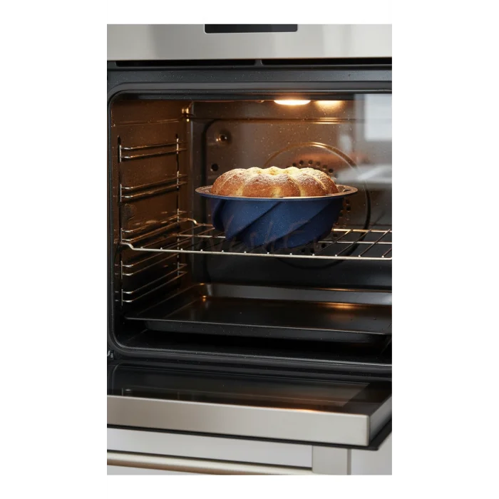 Hanımeli Premium Döküm Kek Turta Kalıbı Mavi 26 cm