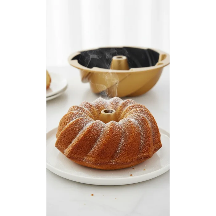 Girift Golden Pink Premium 26 cm Döküm Kek Kalıbı