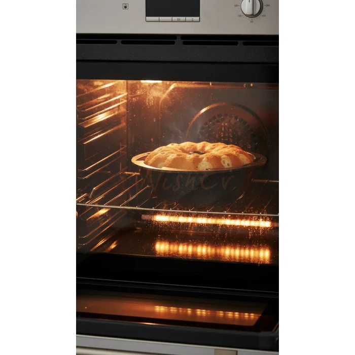 Hanımeli Siyah Döküm Rüzgar Gülü Premium Kek Turta Kalıbı 26 cm