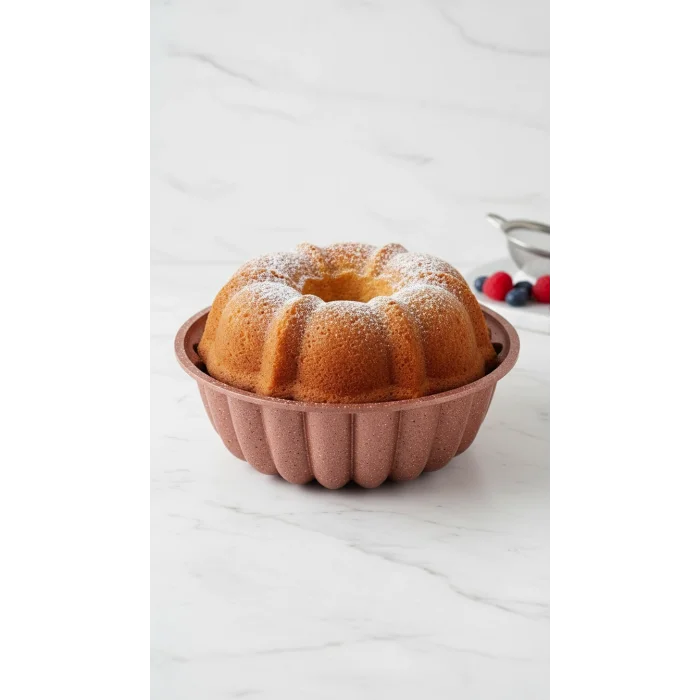 İtalyan tasarım 26 Cm Döküm Kek Turta Kalıbı / Anneler Gününe Özel