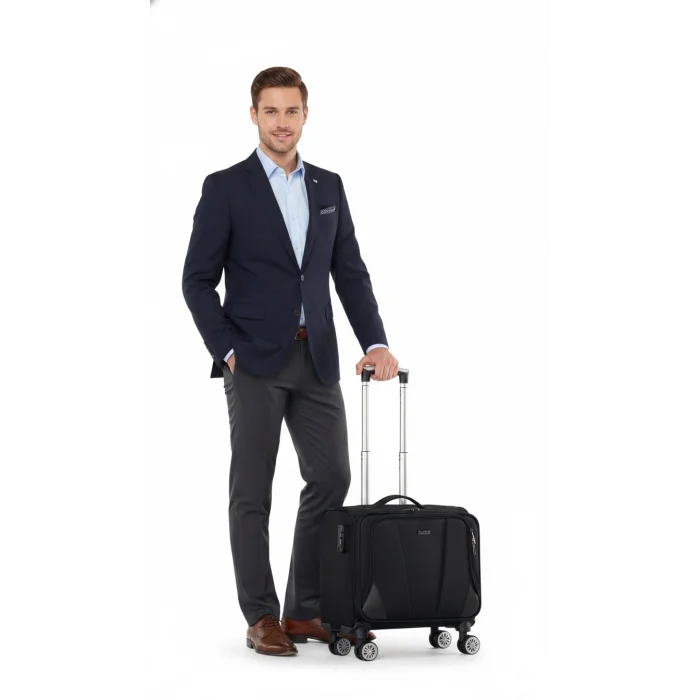 Ultra Lüks Business Pilot Kabin Boy Çanta Valiz – Premium Çok Fonksiyonlu Seyahat Çantası