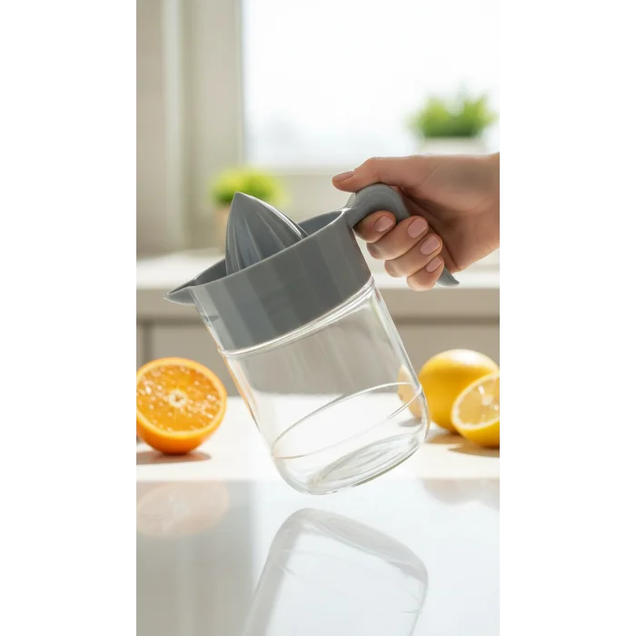 Premium 425 CC Narenciye Sıkma Seti – Plastik Limon & Portakal Sıkacağı