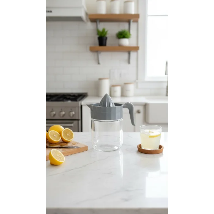 Premium 425 CC Narenciye Sıkma Seti – Plastik Limon & Portakal Sıkacağı