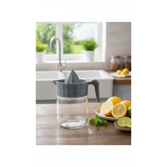 Premium 425 CC Narenciye Sıkma Seti – Plastik Limon & Portakal Sıkacağı