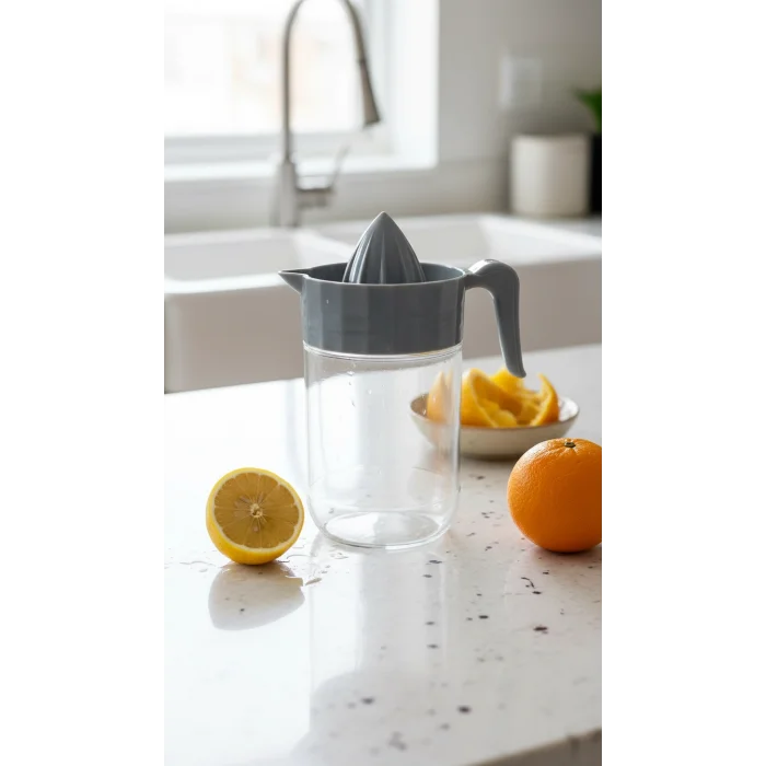 Plastik Sıkacak Limon Sıkacağı Portakal Narenciye Sıkıcı Mutfak Aleti – 660 CC