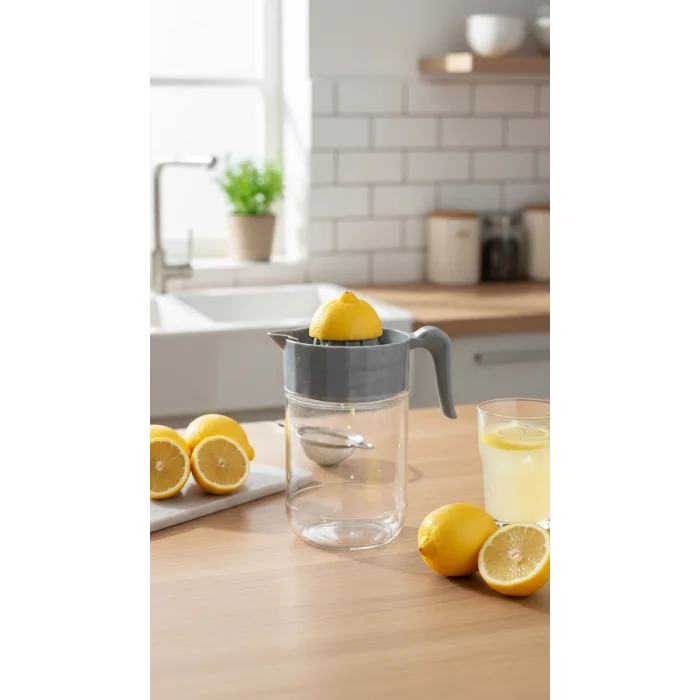 Plastik Sıkacak Limon Sıkacağı Portakal Narenciye Sıkıcı Mutfak Aleti – 660 CC