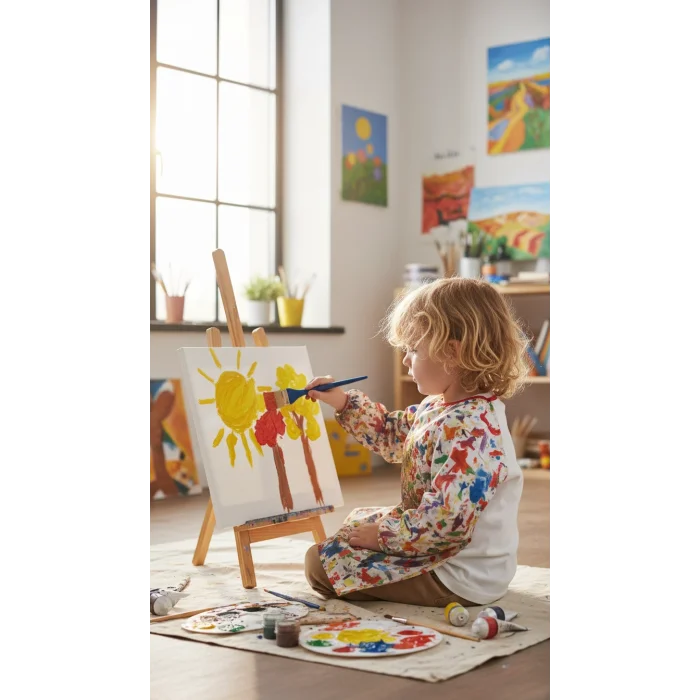 Öğrenci Tipi Sanatsal Zımbalı Tuval – 35x50 cm, 2026 Koleksiyon 1 adet