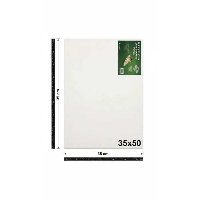 Öğrenci Tipi Sanatsal Zımbalı Tuval – 35x50 cm, 2026 Koleksiyon 1 adet