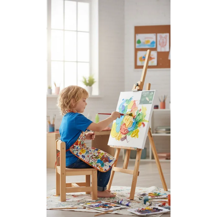 Premium 5 -Adet Sanatsal Tuval Seti – Arkadan Zımbalı 35x50 cm